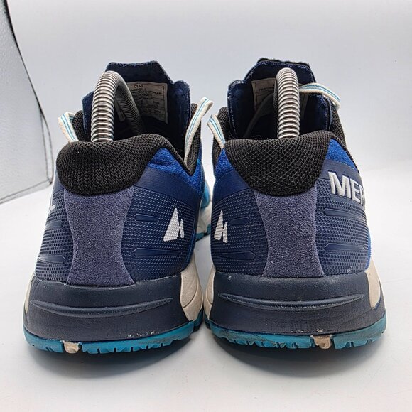 Merrell Bare Access Flex Shoes Mens Size 8.5 Blue Cyan Athletic Running Walking - Picture 5 of 13